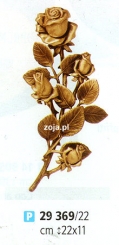 Róża Caggiati nr 29369/22 ozdoby dodatki nagrobkowe