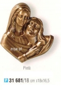 Płaskorzeźba Pieta 31681/18 firmy Caggiati dodatki nagrobkowe