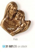 Płaskorzeźba Pieta 31681/26 firmy Caggiati dodatki nagrobkowe
