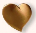 Herz aus Bronze 8x8 cm