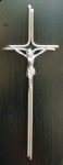 Krzyż z wizerunkiem stal nierdzewna 45 cm
