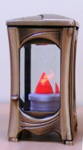 Lampa Lasef 272237 wys. 23 cm wykonana z brązu włoskiego