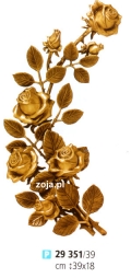 Róża Caggiati 29351 wys. 39 cm dodatki ozdoby nagrobkowe