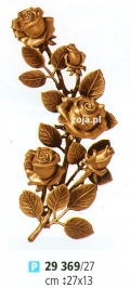 Rose Caggiati Nummer 29369/27 Ornamente Zusatzstoffe Grabsteine